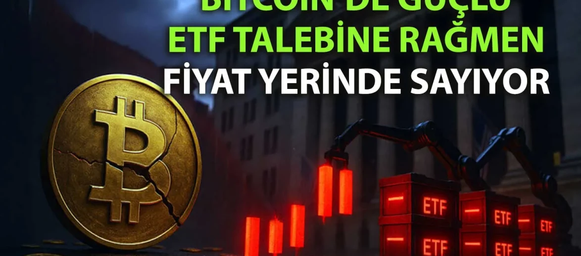 Bitcoin ETF'lerine 1,4 Milyar Dolar Girişi Olmasına Rağmen Fiyat Neden Yükselmiyor?