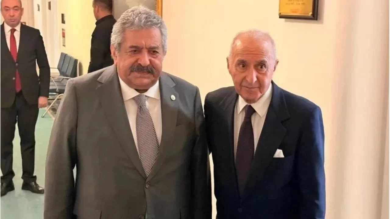 Hikmet Çetin ve Feti Yıldız TBMM'de Görüştü
