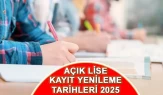 Açık Lise Kayıt Yenileme 2025-2026 Dönemi