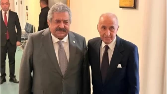 Hikmet Çetin ve Feti Yıldız TBMM'de Görüştü