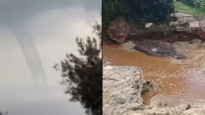 Hatay Bölgesinde Eşzamanlı Hortum ve Sel Felaketi Yaşandı