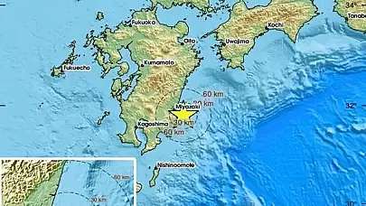 Japonya'yı sarsan 7.1 büyüklüğündeki deprem sonrası Tsunami tehlikesi!