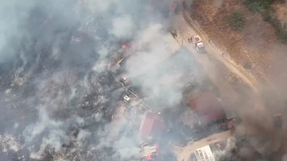 Son Dakika: Kocaeli'de Orman Yangını Evleri Tehdit Ediyor