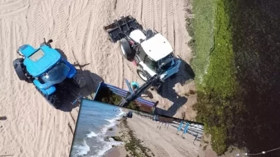 Kuvvetli Rüzgar Şile Sahillerini Yeşile Bürüdü