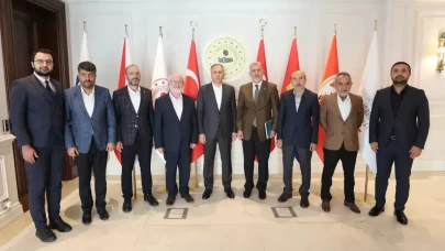 İçişleri Bakanı Yerlikaya, ANFİDAP Heyetini Kabul Etti