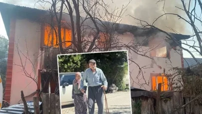 Bolu'da İki Katlı Evde Yangın: Yaşlı Çift Hayatını Kaybetti