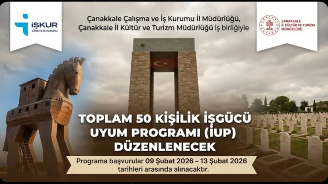 Çanakkale’de Kültür ve Turizm Müdürlüğü 50 Personel Alacak