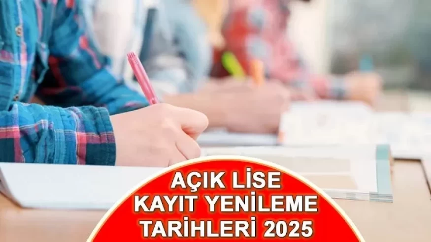 Açık Lise Kayıt Yenileme 2025-2026 Dönemi