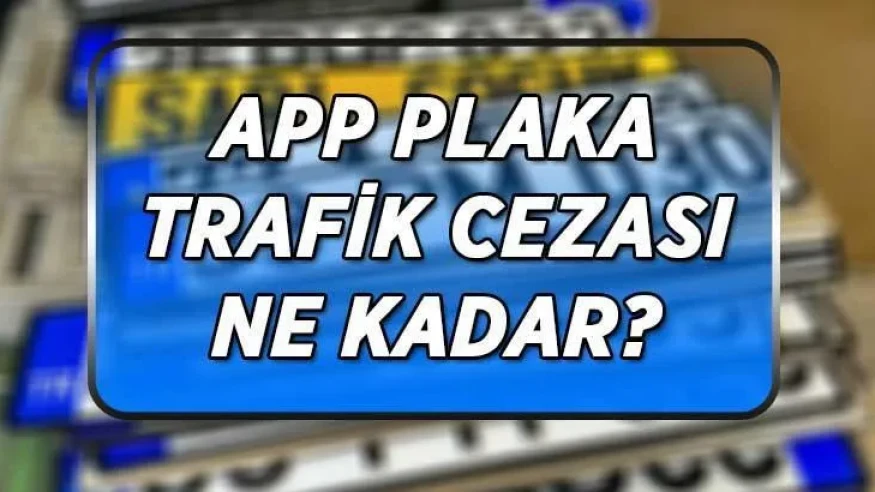 APP plaka trafik cezası 2026: Nedir, nasıl ayırt edilir ve cezası ne kadar?
